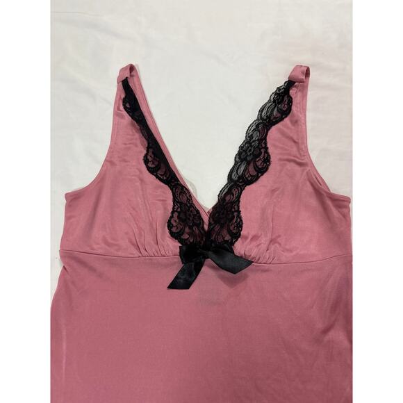 Express Womens Small Vintage Y2k Lace Pink Tank Top Blouse Fairy Girly Party - Picture 2 of 6